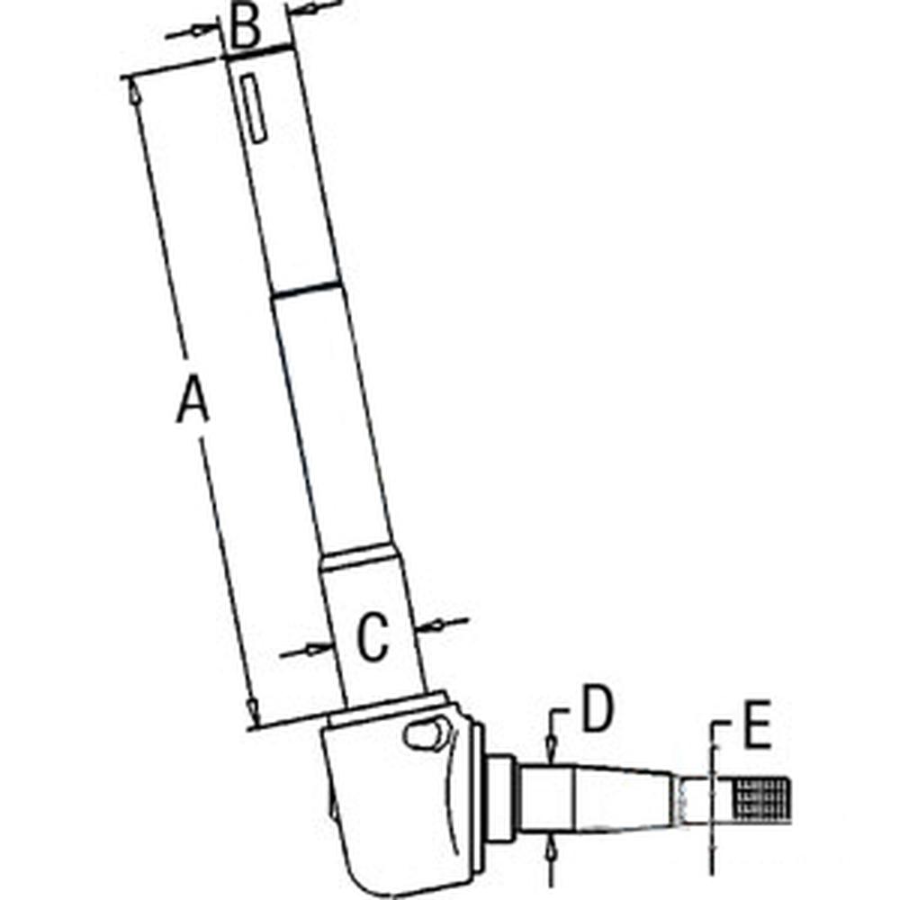 Spindle (LH) For Ford/New Holland 600 700 81717384 86611215 Tractor; 1104-4151 e Spindle (LH) For Ford/New Holland 600 700 81717384 86611215 Tractor; 1104-4151 e
