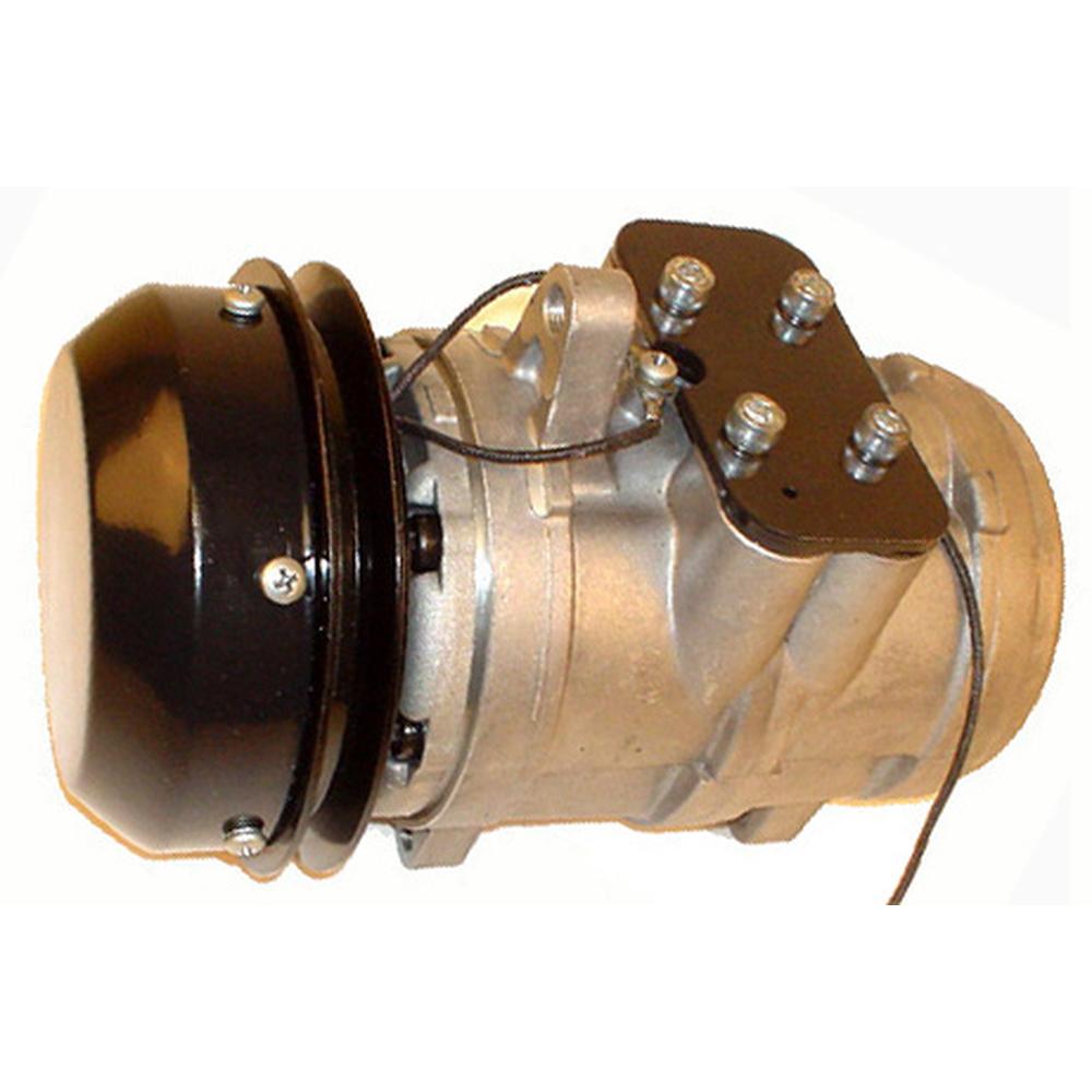 thumbnail interactive-video image 1 of A/C Compressor With Clutch – For Case/IH & John Deere Backhoes, Combines, Tractors 1 of 5