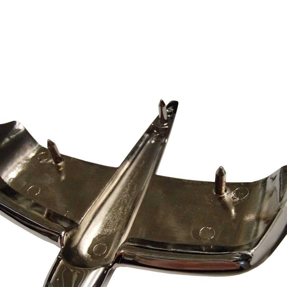 Chrome Airplane Hood Emblem For Massey Ferguson Tractors – Fits MF 50, 65, 85, 88, 95, 97 (SHN20-0008)