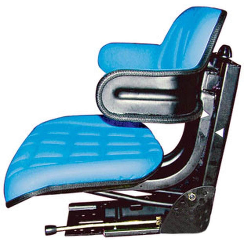 Black Waffle Suspension Seat – Fits Ford New Holland 3300 3910 3930 6000 7610 & Universal Tractors